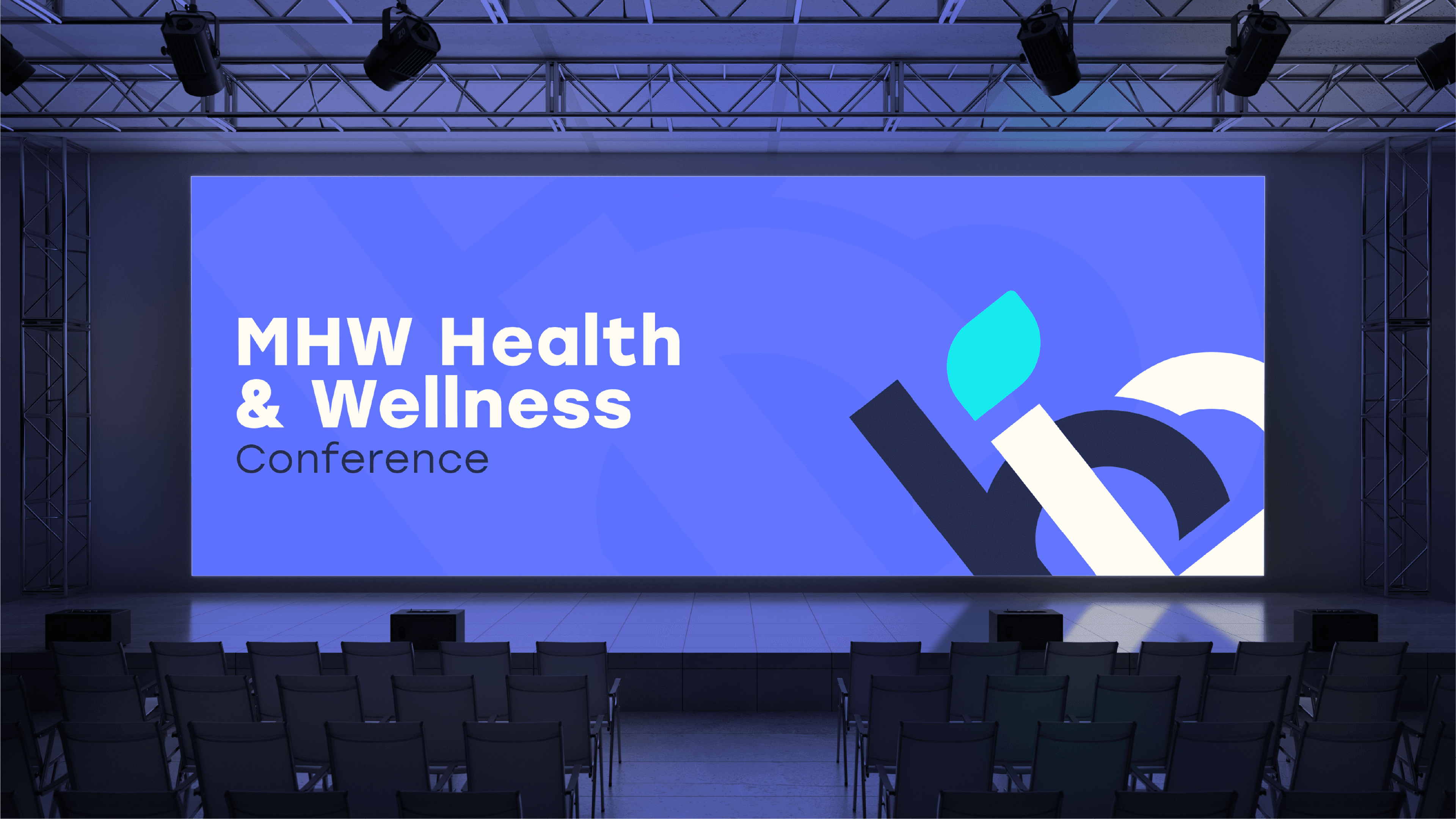 MHW staff access credential and patterned lanyard
